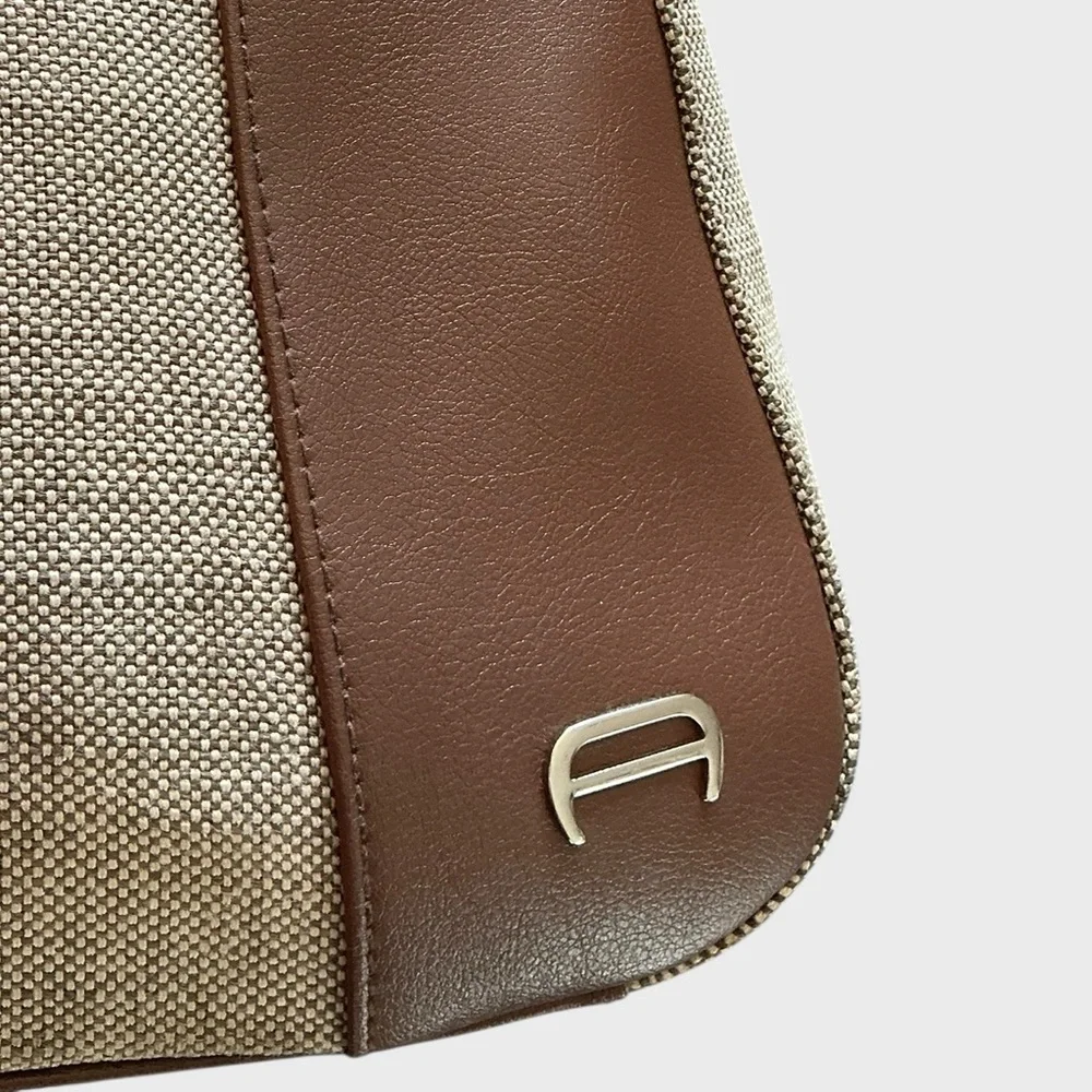 Etienne Aigner Monogram Shoulder Bag Purse Vintage